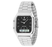 Casio Unisex ErwachseneArmbanduhr Analog-Digital Quarz Edelstahl AQ-230A-1DMQYES