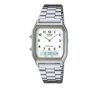 Casio Unisex ErwachseneArmbanduhr Analog-Digital Quarz Edelstahl AQ-230A-7BMQYES