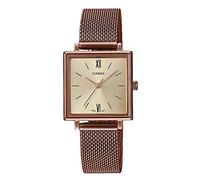 Casio Unisex ErwachseneArmbanduhr Analog Quarz Edelstahl LTP-E155MR-9BEF