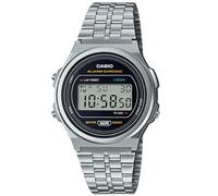 Casio Uhren A171WE-1AEF Digitaluhr Vintage Silberfarben