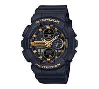 Casio Unisex Quartz Armbanduhr, 49.00mm GehäusegröÃŸe mit schwarz analog/digital Zifferblatt und schwarz Plastic/Resin Strap Armband GMA-S140M-1AER