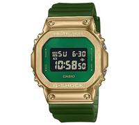 Casio Unisex Quartz Armbanduhr, 49.60mm GehäusegröÃŸe mit grün digital Zifferblatt und grün Plastic/Resin Strap Armband GM-5600CL-3ER