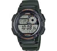 Casio Unisex-Quarzuhr für Erwachsene, Grün/Grau, Sportlich