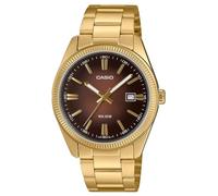Casio Herren Armbanduhr MTP-1302PGC-5AVEF analog gelbgold IP