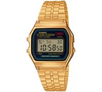 CASIO Casio Quarz Armbanduhr A159WGEA-1EF (L x B x H) 36.8 x 32.2 x 8.2 mm Gold Gehäusematerial=Harz Material (Armband)=Edelstahl