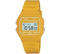 Casio Vintage f-91w (35,2 mm) digitales Zifferblatt/senfgelbes Harz F-91WC-9AEF