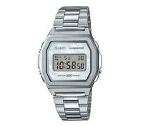 Casio Unisex Digital Quarz Uhr mit Edelstahl Armband A1000D-7EF