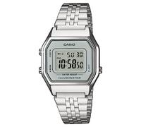 CASIO LA680WEA-7EF Uhr Herrenuhr Edelstahl Datum Alarm Silber