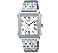 Casio Herren-Armbanduhr MTP-B190D-7BVEF Analog Edelstahl Weiß