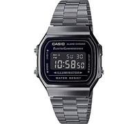 Casio - Vintage Watch A168WEGG-1BEF - Unisex Watch - Splash Proof - Digital - with Steel Strap - Black