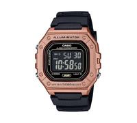 Casio W-218HM Serie | Herren Digitaluhr | (Schwarz/Gold) | LED Illuminator | 7 Jahre Batterie | Alarm | Chronograph | Automatik Kalender | Digitaluhr Gold Modern Gold Modern, gold, Modern