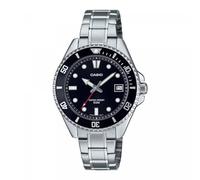 CASIO Collection Uhr MDV-10D-1A1V | Schwarz/Silber