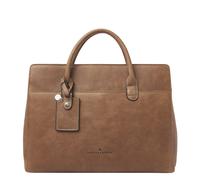 Castelijn & Beerens Carisma Shopper Tasche RFID Schutz Leder 41 cm Laptopfach braun