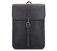 Castelijn & Beerens Carisma Rucksack RFID Leder 41 cm Laptopfach black (729575-ZW)