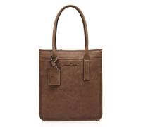Castelijn & Beerens Carisma Schultertasche RFID Leder 34 cm Laptopfach braun