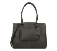 Castelijn & Beerens Carisma Schultertasche RFID Leder 38 cm Laptopfach oliv