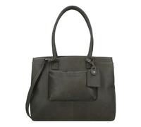 Castelijn & Beerens Carisma Schultertasche RFID Leder 38 cm Laptopfach oliv