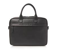 Castelijn & Beerens Onyx Delta Laptoptasche schwarz, Leder, Unisex