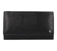 Castelijn & Beerens Donna Geldbörse RFID Leder 18 cm black (452402-ZW) schwarz