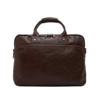 Castelijn & Beerens Firenze Aktentasche RFID Leder 43 cm Laptopfach mocca (60-9473-MO) braun