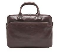 Castelijn & Beerens Firenze Aktentasche RFID Leder 43 cm Laptopfach mocca (60-9473-MO) braun