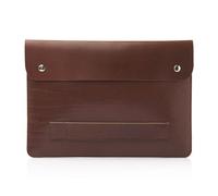 Castelijn & Beerens Laptophülle Leder 35.5 cm braun