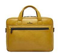 Castelijn & Beerens Nappa X Charlie RFID Laptoptasche gelb, Leder, Unisex