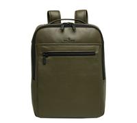 Castelijn & Beerens Nappa X Victor Rucksack RFID Leder 42 cm Laptopfach oliv