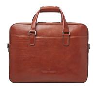 Castelijn & Beerens Paul Aktentasche Leder 41 cm Laptopfach braun