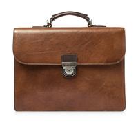 Castelijn & Beerens Rien Aktentasche RFID Leder 39,5 cm Laptopfach cognac2 (TAS028569) braun