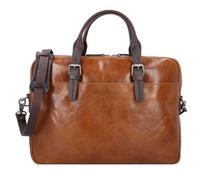 Castelijn & Beerens Rien Aktentasche RFID Leder 41 cm Laptopfach braun