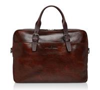 Castelijn & Beerens Rien Aktentasche RFID Leder 41 cm Laptopfach cognac (52-9472-CO)