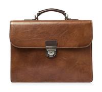 Castelijn & Beerens Rien Aktentasche RFID Leder 39,5 cm Laptopfach cognac2 (TAS028569) braun