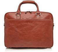 Castelijn & Beerens Verona Aktentasche RFID Leder 41 cm Laptopfach lightbrown (68-9472-LB)