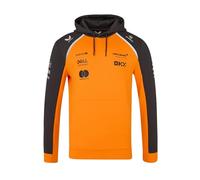 Castore McLaren F1 2025 Team Hoodie, Orange/Abendrot im Zickzackmuster (Sunset Chevron), Medium