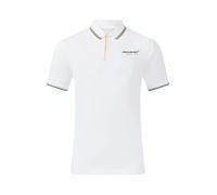 Castore McLaren Herren Core Essential Polo F1, Weiss/opulenter Garten, X-Klein