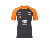 Castore Offizielles Herren-T-Shirt MC Laren Formel 1 Offiziell Grau Phantom/Papaya, XXL