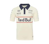 Castore Red Bull Racing F1 Heritage Team Poloshirt, Weiss/opulenter Garten, M