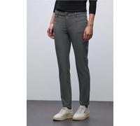 Stoffhose STREET ONE, Damen, Gr. 34, Länge 30, storm grau, Stoff, 88% Polyamid, 12% Elasthan, unifarben, comfort fit knöchellang, Hosen Stoffhose, Middle Waist (67796665-34) storm grau