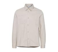 CASUAL FRIDAY Anton Cotton Twill Overshirt Herren Freizeithemd Hemd Überhemd Hemdjacke Hemdkragen Brusttaschen Regular Fit Hochwertiger & Robuster Baumwoll-Twill, Größe:L, Farbe:Chateau Gray (154503)