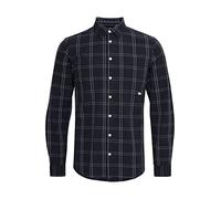 CASUAL FRIDAY Anton LS BU Checked Shirt Herren Freizeithemd Hemd Versteckter Button-Down-Kragen hochwertige Baumwoll-Qualität Regular Fit, Größe:L, Farbe:Dark Navy (194013)