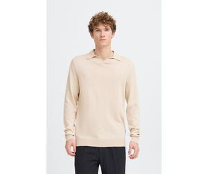 Casual Friday - Bekleidung Cfbells 0295 Ls Polo Knit - Beige - Größe XXL