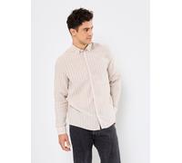 Leinenhemd CASUAL FRIDAY "Leinenhemd CFDALLAS striped", Jungen, Gr. M, N-Gr, grau (plaza taupe), Obermaterial: 80% Leinen LI. 20% Baumwolle CO., Hemden (69380510-M) plaza taupe