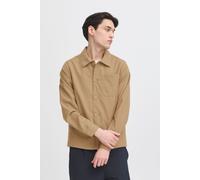 Casual Friday Regular Fit Hemdjacke mit Viskose-Anteil Modell 'Marco' in Beige, Größe S