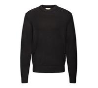 Strickfleece-Pullover CASUAL FRIDAY "Strickpullover CFANDRO", Herren, Gr. L, schwarz (schwarz beauty), Obermaterial: 50% Polyacryl PAN. 28% Polyester PES. 22% Nylon NY., Pullover (58685702-L) schwarz