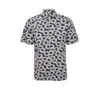 Kurzarmhemd CASUAL FRIDAY "Kurzarmhemd CFAton", Herren, Gr. XXL, N-Gr, blau (schwarz navy), Obermaterial: 100% Baumwolle CO., Hemden (74565711-XXL) schwarz navy