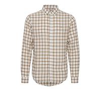 CASUAL FRIDAY CFAnton Herren Freizeithemd Hemd Stehkragen Brusttaschen Regular Fit Hochwertiges Leinen Leinenhemd, Größe:XXL, Farbe:Ecru (114201)