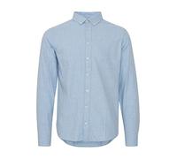 CASUAL FRIDAY Langarmhemd Herren Regular Fit Baumwolle blau, XXL