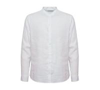 CASUAL FRIDAY CFAnton Herren Leinenhemd Freizeithemd Hemd Stehkragen Brusttaschen Regular Fit Hochwertiges 100% Leinen, Größe:XXL, Farbe:Bright White (110601)