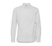 CASUAL FRIDAY CFAnton LS BU Striped Shirt Herren Freizeithemd Hemd Club-Kragen Regular Fit Hochwertige Baumwoll-Qualität, Größe:L, Farbe:Ecru (114201)